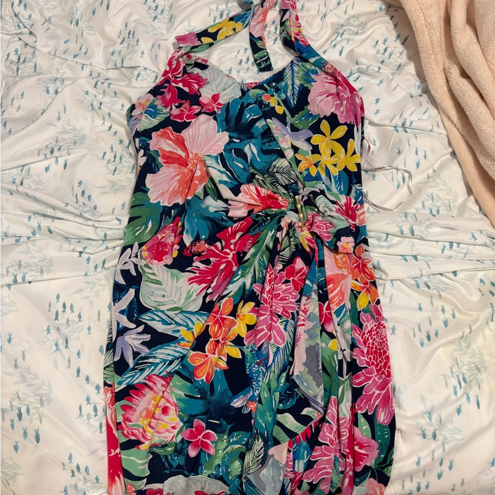 Tommy Bahama Floral Halter Dress